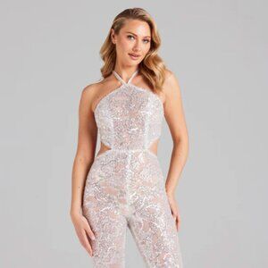 Dazzling White Jumpsuit